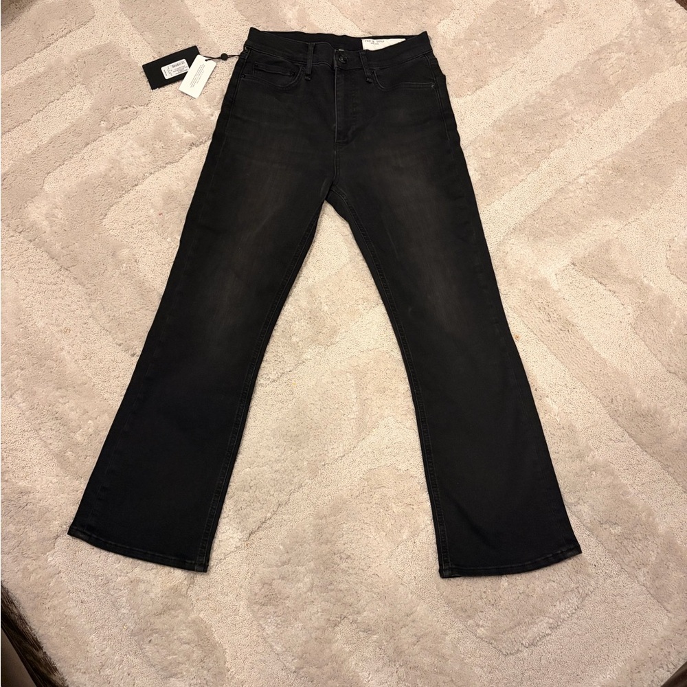 Rag & Bone Black Epic Peyton Mid-Rise Bootcut Ankle Jeans Size 29 NWT*🛍️ - Picture 4 of 5